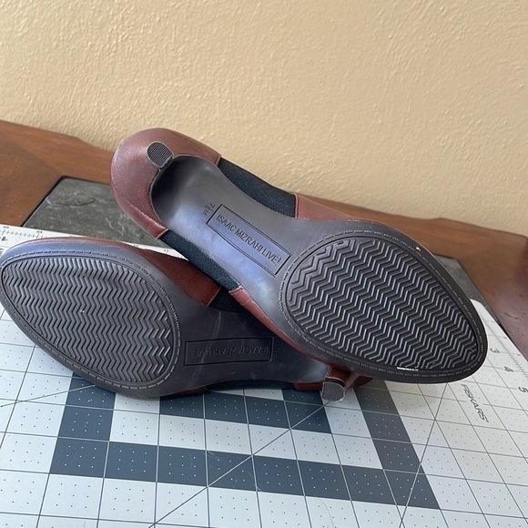 Isaac Mirzahi Live Viviana brown leather ankle boots with heels - Picture 8 of 11